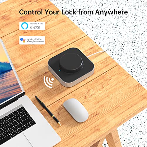 Smart Door Lock, SMONET WiFi Smart Locks Keyless Entry Door Lock D...