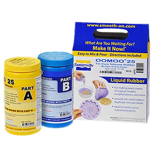 Smooth-On OOMOO 25 - FAST Curing Mold Making Silicone Kit - 2 Pint...