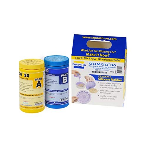 Smooth-On Silicone Mold Making, Liquid Rubber OOMOO 30, Easy to Us...