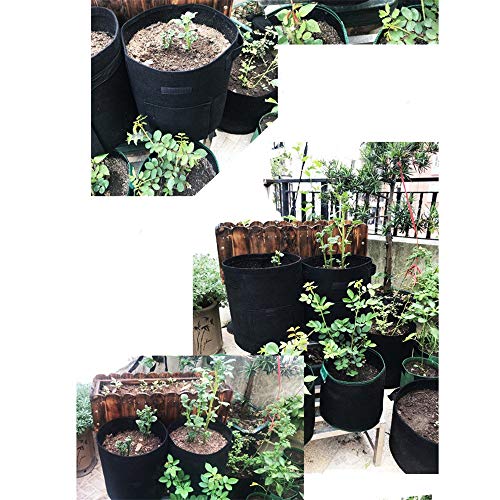 SNAFUL 3Pack Potato Planting Bag,Vecro Window Vegetable Grow Bag f...