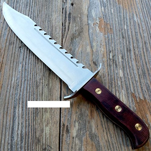 Fixed Blade 16.5 FULL TANG RAMBO BOWIE MACHETE TACTICAL SURVIVAL ...
