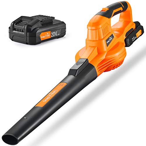 Leaf Blower - 20V Cordless Leaf Blower with Battery & Charger, Ele...