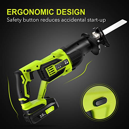 Reciprocating Saw - SnapFresh Cordless Reciprocating Saw Battery-p...
