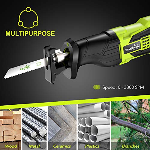 Reciprocating Saw - SnapFresh Cordless Reciprocating Saw Battery-p...