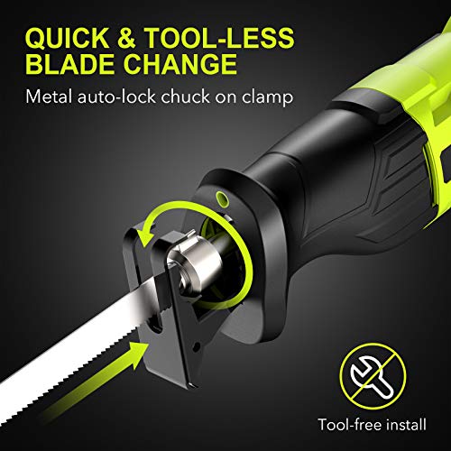 Reciprocating Saw - SnapFresh Cordless Reciprocating Saw Battery-p...