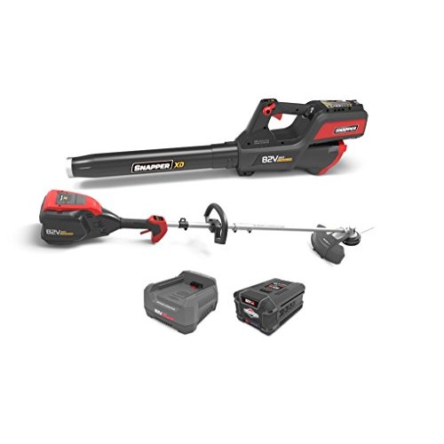 Snapper XD 82V MAX Cordless Electric Clean Up Bundle with String T...