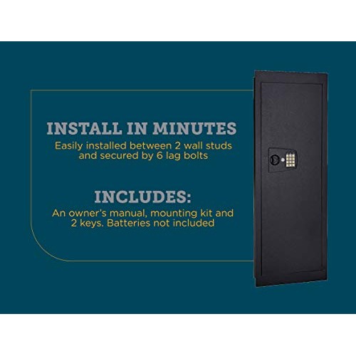 SnapSafe in Wall, Long Shot Safe - Hidden Home Security Cab...