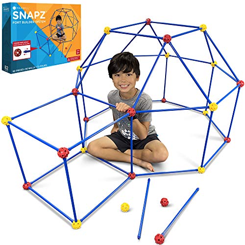 SNAPZ Fort Building Kit for Kids - Build a Fort with The Ultimate ...
