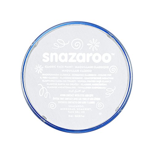 Snazaroo Classic Face and Body Paint, 18ml, White