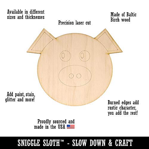 Mason Jar Solid Unfinished Wood Shape Piece Cutout for DIY Craft P...