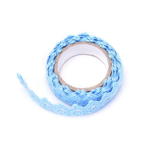 SNNplapla Adhesive Cotton Lace Roll Ribbon Decorative Washi Tapes ...