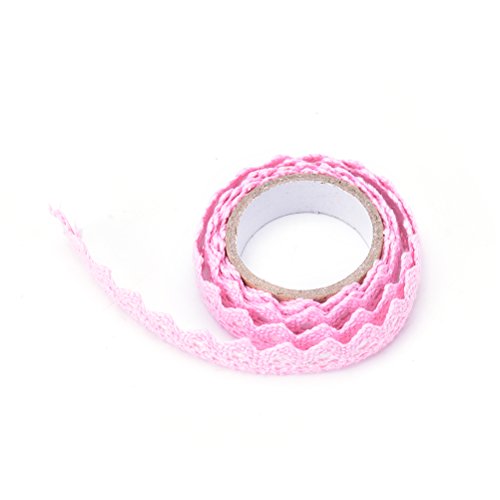 SNNplapla Adhesive Cotton Lace Roll Ribbon Decorative Washi Tapes ...