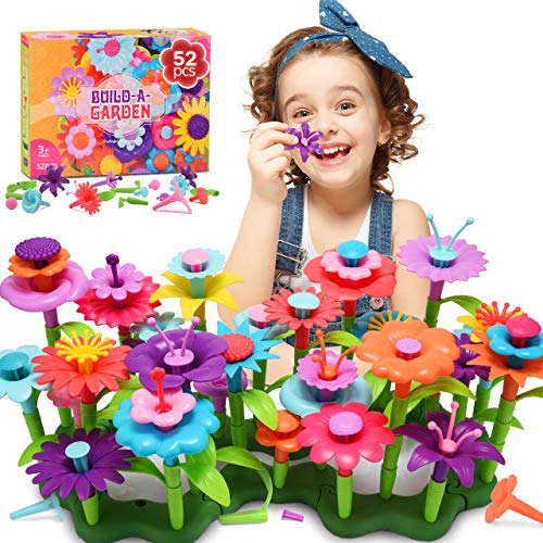 Snoky Toys for 3-12 Year Old Girls Flower Garden Building Toys for...