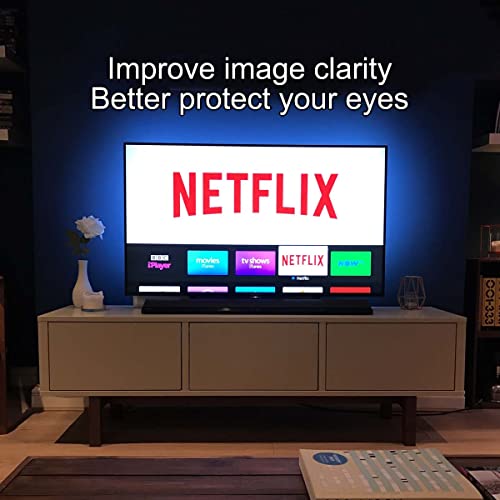 SNPDE LED Strip Lights for TV, USB TV Backlight Kit with Remote, A...