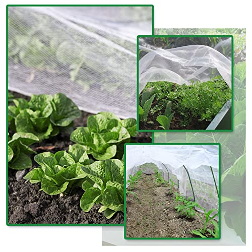 SnugNiture Garden Netting 10x33FT Ultra Fine Mesh Mosquito Netting...