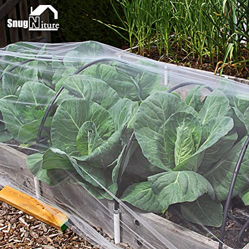 SnugNiture Garden Netting 10x33FT Ultra Fine Mesh Mosquito Netting...