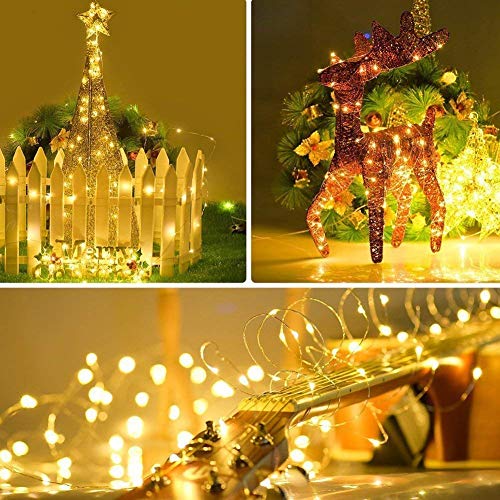 Led String Lights Battery Powered - Outdor fairy Lights With Remot...