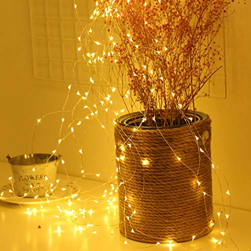 Led String Lights Battery Powered - Outdor fairy Lights With Remot...