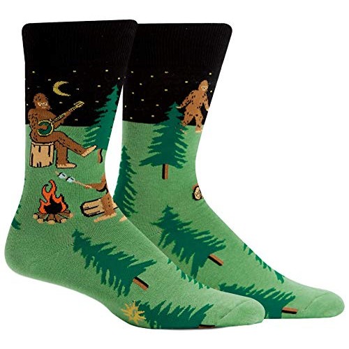 Sock It To Me Mens Sasquatch Camp Out Socks