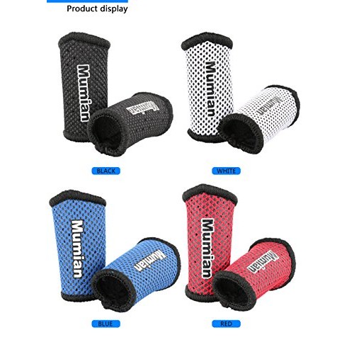 Sports Elastic Finger Sleeves Support Thumb Brace Protector Breath...