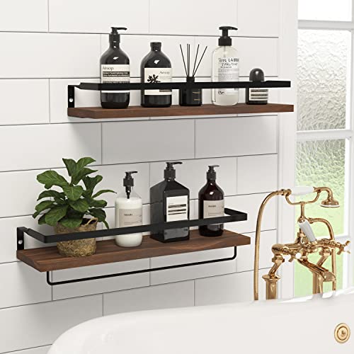 SODUKU Floating Shelves Wall Mounted Storage Shelves for Kitchen, ...
