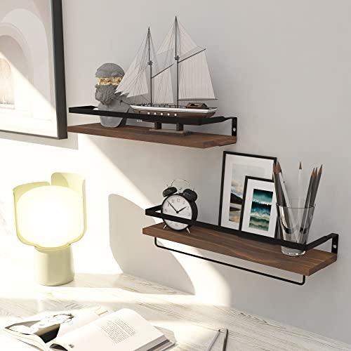 SODUKU Floating Shelves Wall Mounted Storage Shelves for Kitchen, ...