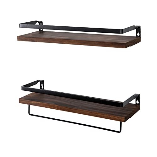 SODUKU Floating Shelves Wall Mounted Storage Shelves for Kitchen, ...