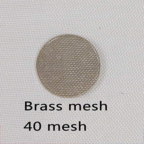 SOFIALXC Brass Filter Coarse Dense Gauze Mesh # 40 Mesh-18x100cm/7...