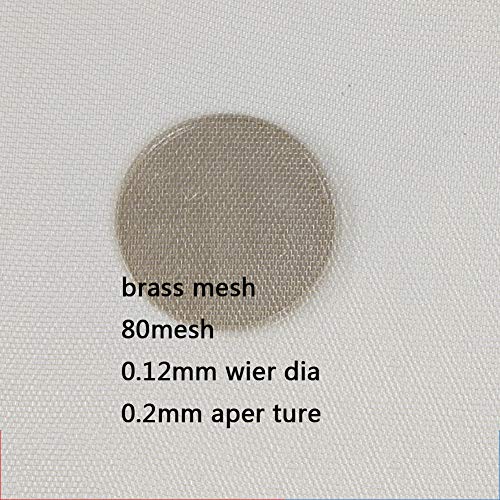 SOFIALXC Brass Filter Coarse Dense Gauze Mesh # 80 Mesh Wire Filte...