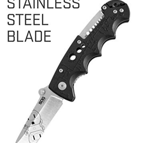 SOG EL01-CP Kilowatt Electricians Pocket Knife with Wire Stripping...