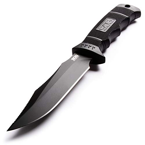 SOG Fixed Blade Knives with Sheath - SEAL Pup Elite Survival Knife...