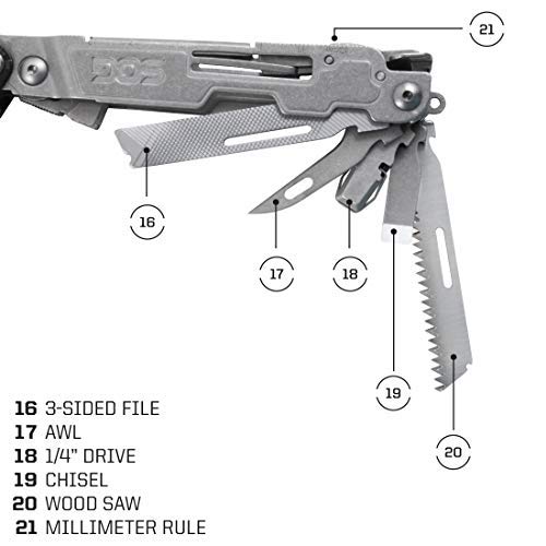 SOG Multitool Pliers Pocket Tool - PowerAccess Deluxe Utility Tool...