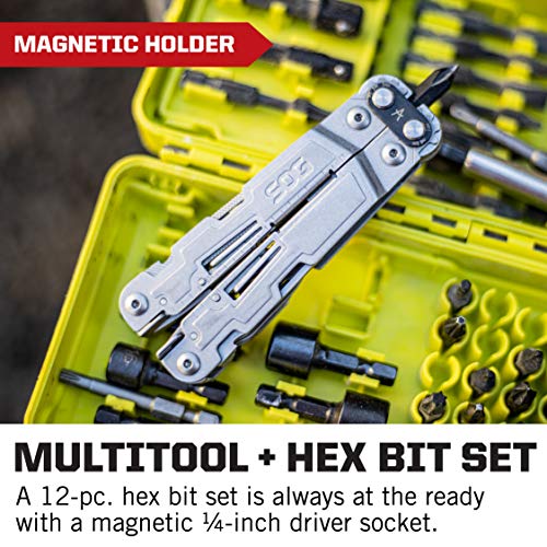 SOG Multitool Pliers Set with Knife - PowerAccess Lightweight Mult...