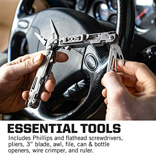 SOG Multitool Pliers Set with Knife - PowerAccess Lightweight Mult...