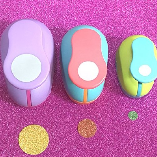Sogorge Set of 3PCS 8mm 15mm 25mm Circle shape Craft punch, Hand P...