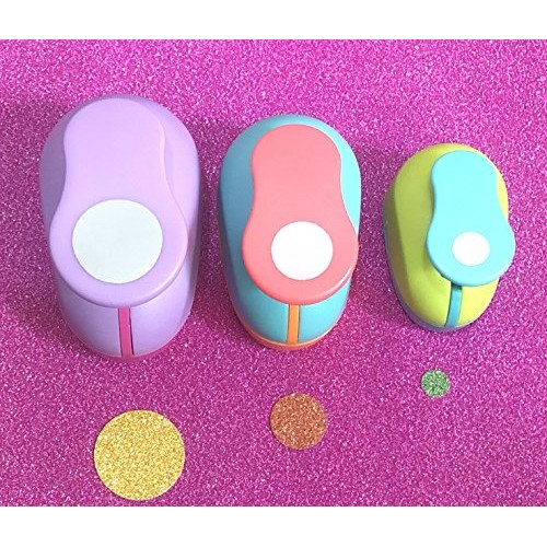 Sogorge Set of 3PCS 8mm 15mm 25mm Circle shape Craft punch, Hand P...