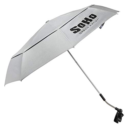 Soho Urban Artist UV Protection Sunscreen Easel Umbrella, Mountabl...
