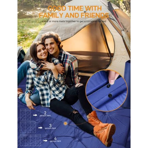 SOLAISK Sleeping Pad for Camping - Lightweight Camping Sleeping Pa...