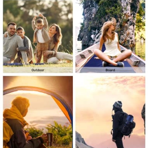 SOLAISK Sleeping Pad for Camping - Lightweight Camping Sleeping Pa...