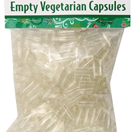 Solaray Empty Vegetarian Capsules, Size 00, 500 Count
