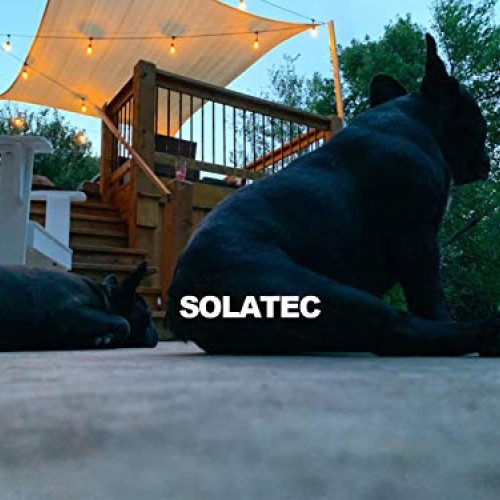 Solatec LED String Lights, Shatterproof 48FT 15 Hanging Sockets Co...