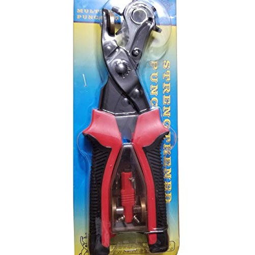 6 Sized 9 Heavy Duty Leather Hole Punch Hand Pliers Belt Holes Pu...
