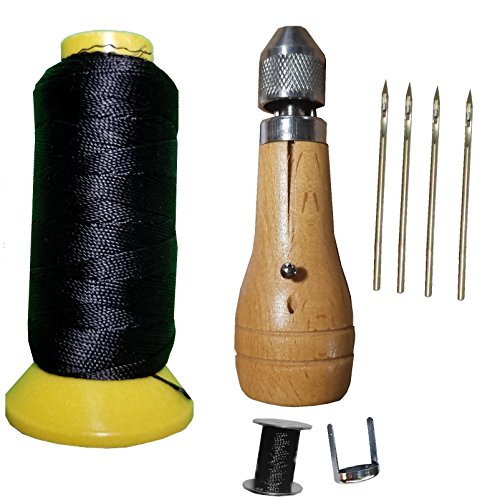 Swift Quick Hand Sewing Awl Leather Canvas Repair Saddles Coat Sea...