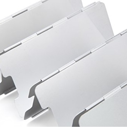 SOLEADER Tall Stove Windscreen Lightweight Compact Folding Camp St...