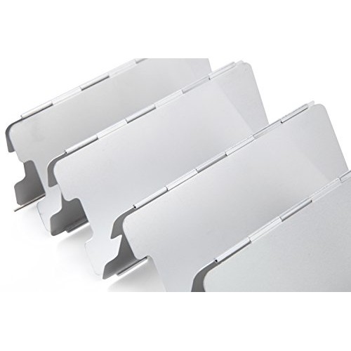 SOLEADER Tall Stove Windscreen Lightweight Compact Folding Camp St...