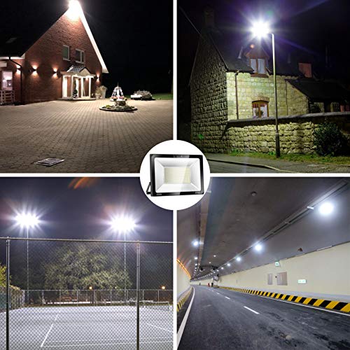 SOLLA 200W LED Flood Light, IP66 Waterproof, 16000lm, 1060W Equiva...