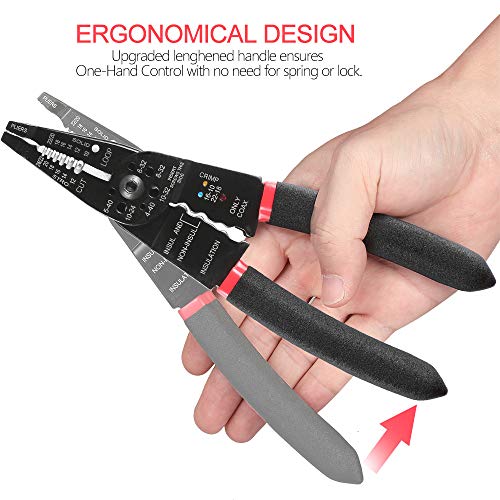 Solsop Multi-Tool Wire Stripper, Professional Wire Stripping Tool/...