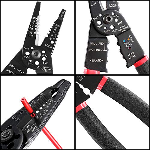 Solsop Multi-Tool Wire Stripper, Professional Wire Stripping Tool/...