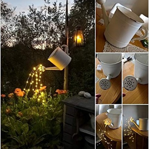 Soltuus Solar Powered 180 LEDs String Fairy Lights, Multi Strand W...