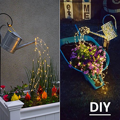 Soltuus Solar Powered 180 LEDs String Fairy Lights, Multi Strand W...